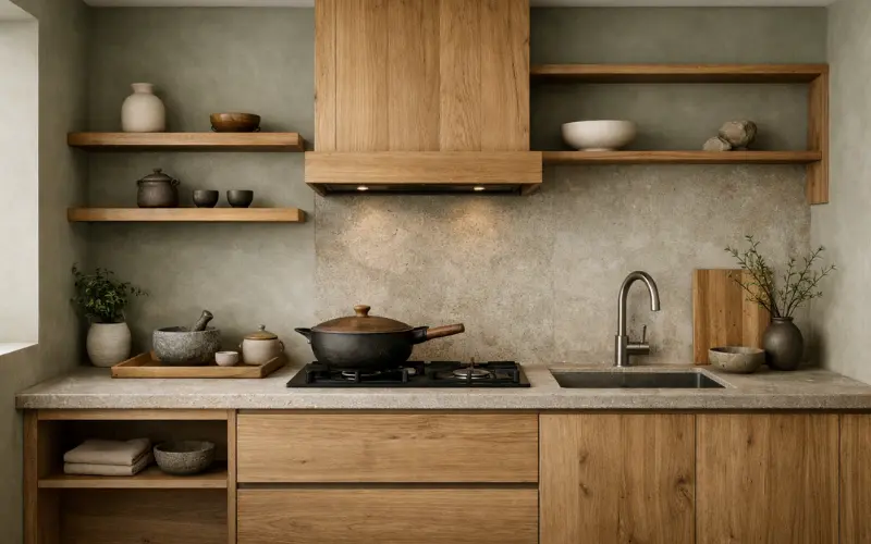 zen inspired kitchen