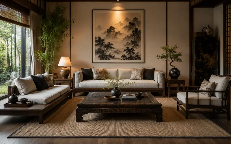 asian decor for the living room