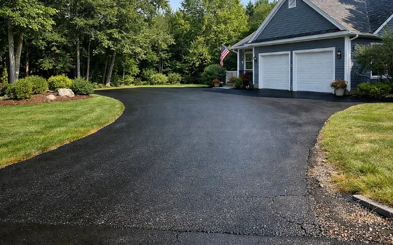 asphalt driveway material