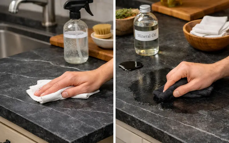 caring for your soapstone benchtop