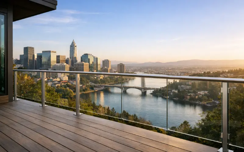 glass panel railing