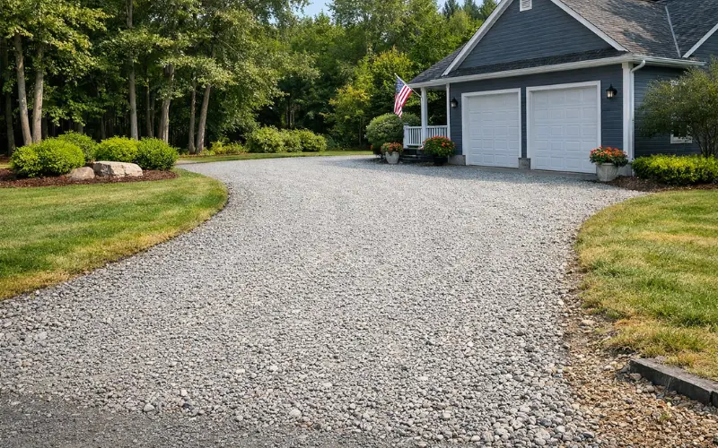 gravel driveway material