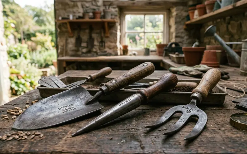 hand tools vintage gardening