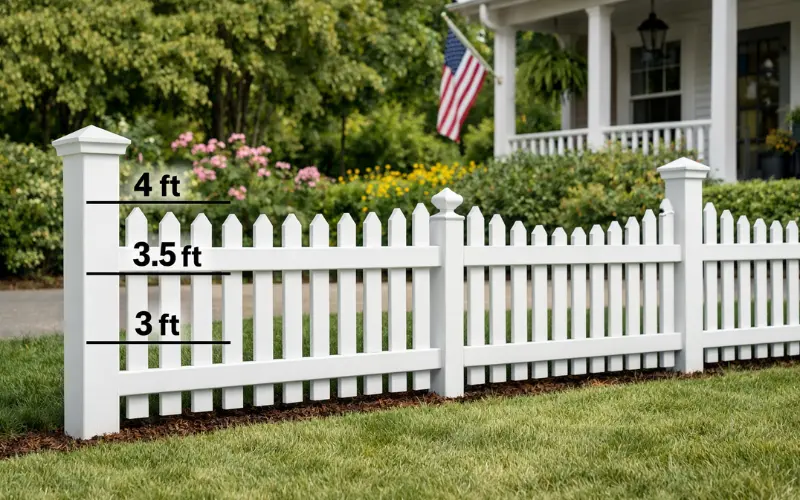 how tall should your fence be