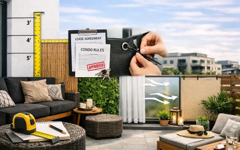 how to choose the right balcony privacy screen