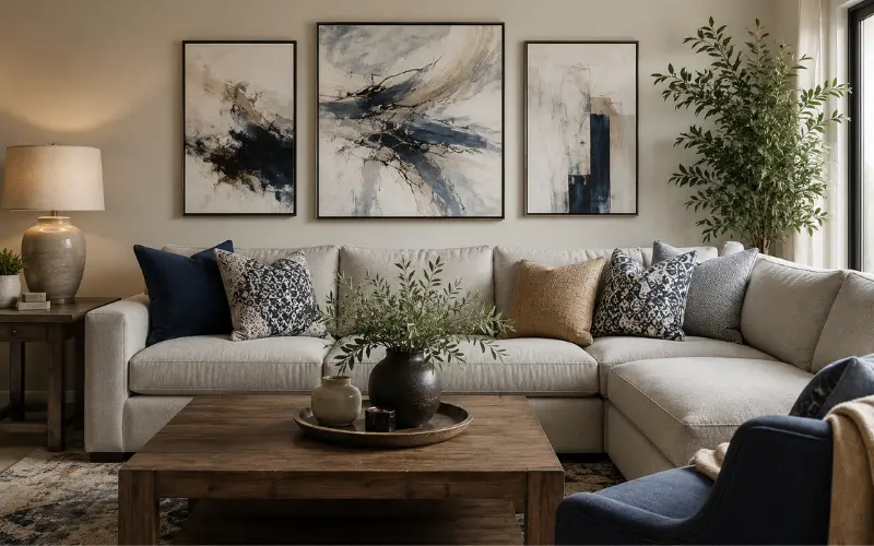 living room ashley wall decor