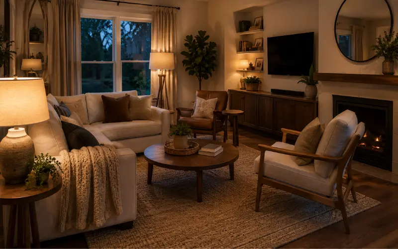 living room fix the seating triangle