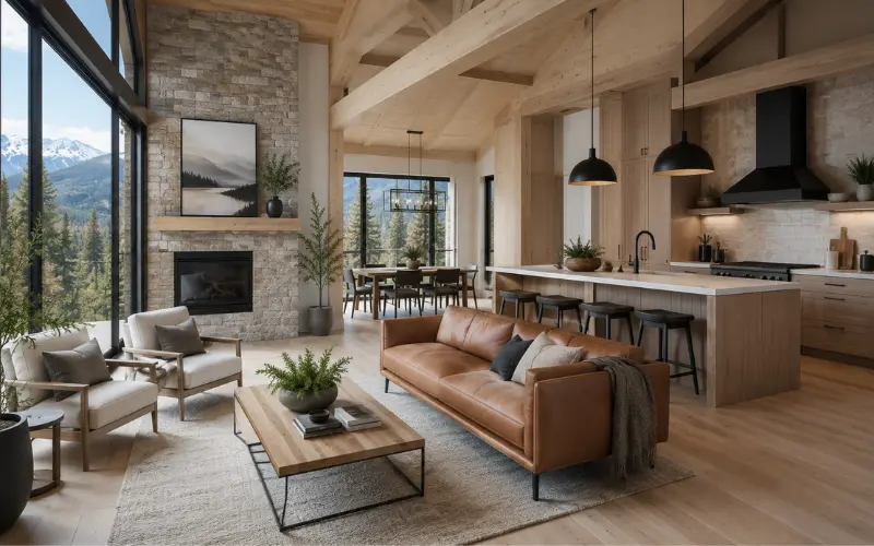 modern mountain home decor ideas