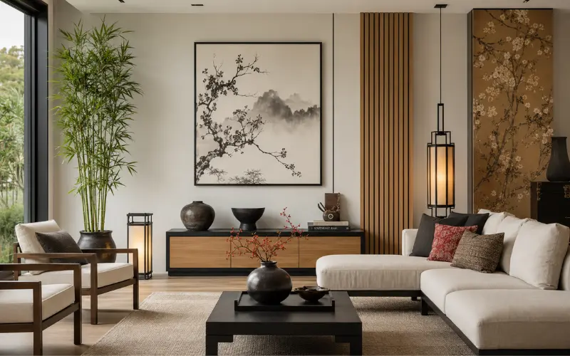 modern oriental home decor ideas
