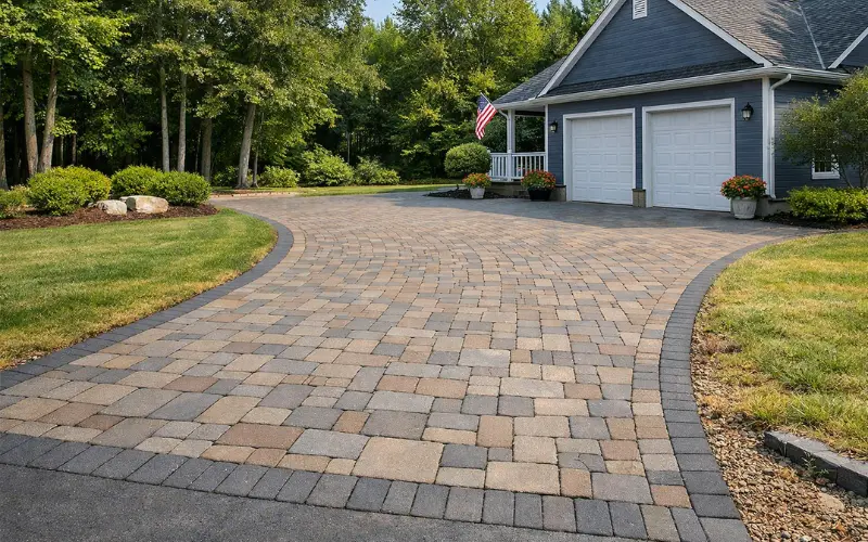 pavers driveway material