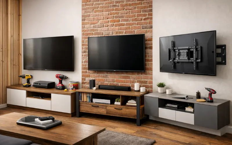 right wall mounted tv unit for your wall