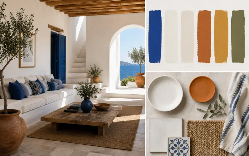 the color palette, with actual undertones
