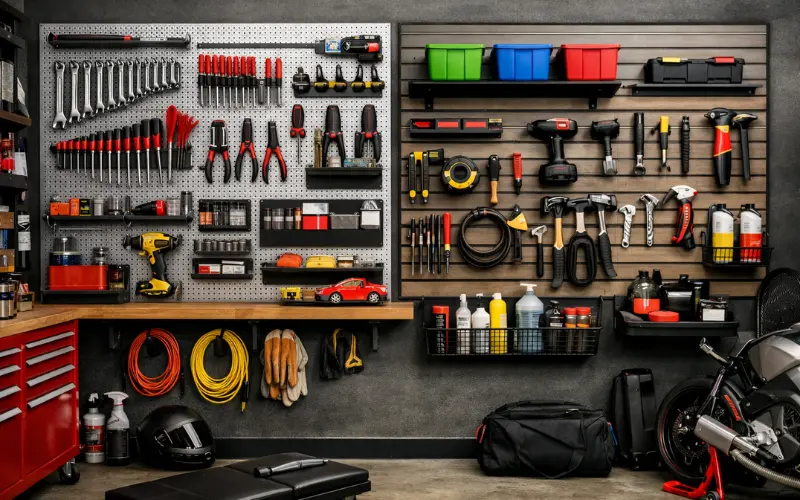 use wall storage as decor