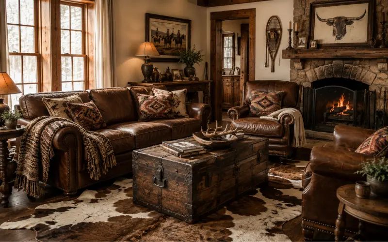 vintage western home decor ideas for living room spaces