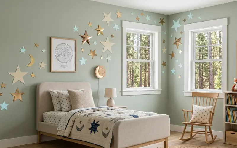 vinyl decal stars wall decor