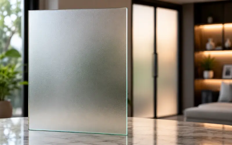 what is frosted glass