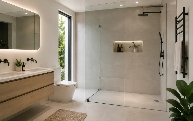 why homeowners choose a frameless shower screen