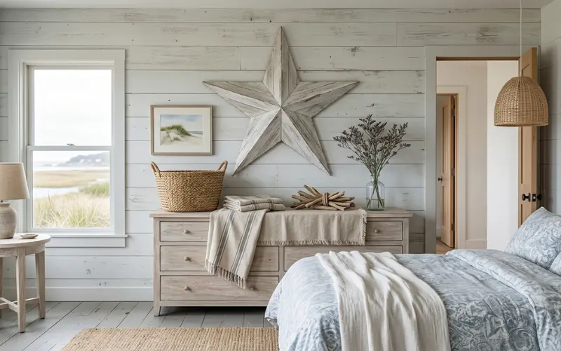 wooden stars wall decor