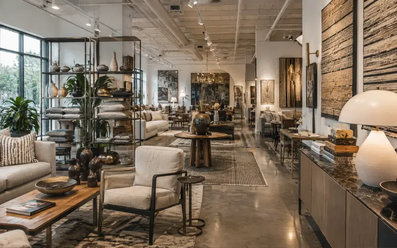 designer showrooms and high-end sources
