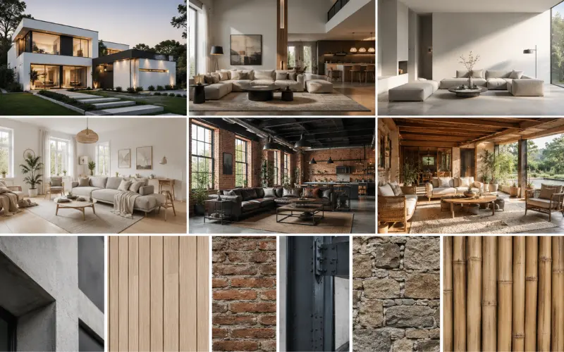 how these ideas compare to real architectural styles