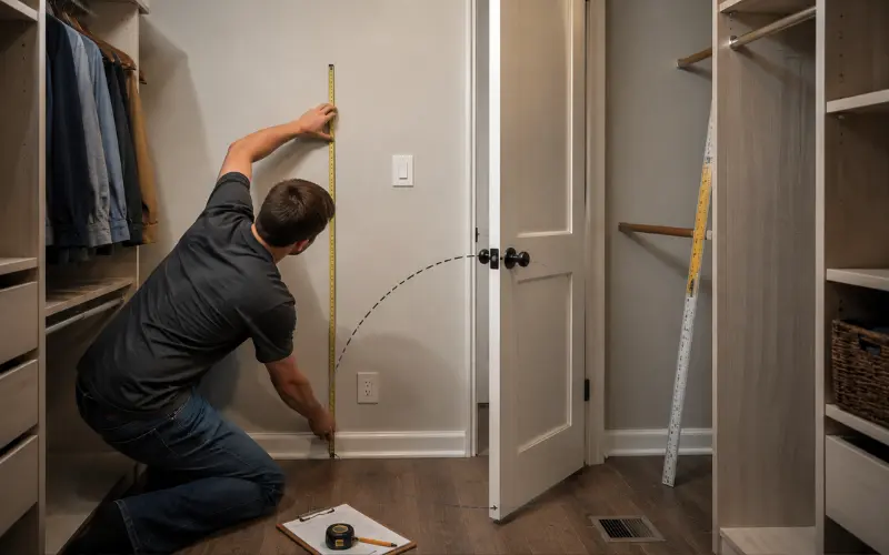 measuring the walls but ignoring the obstacles