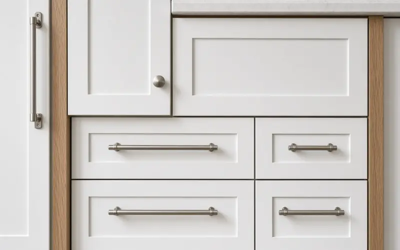 the rule for cabinet handles explained properly