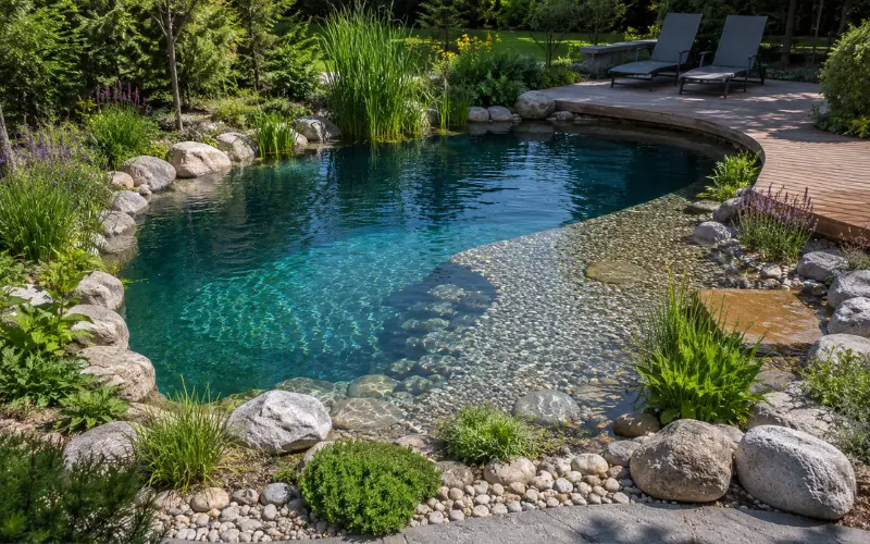 what a small natural pool actually costs