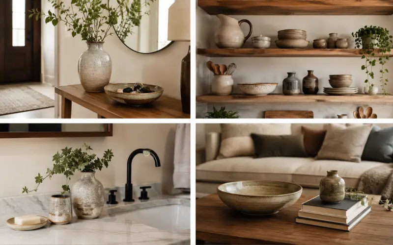where pottery home decor actually earns its space