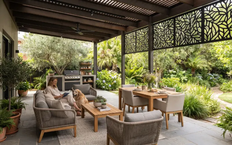 alfresco and covered patios