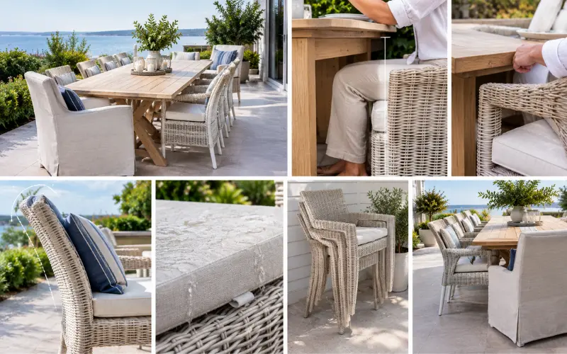get the chair comfortable enough for a two-hour lunch