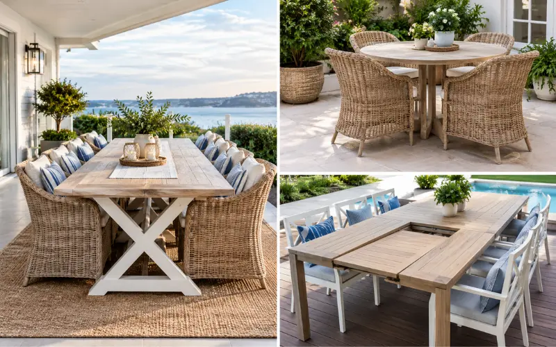 match the table shape to how you actually entertain