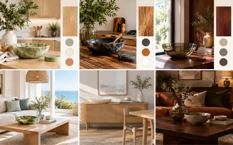 matching materials to australian timbers and interiors