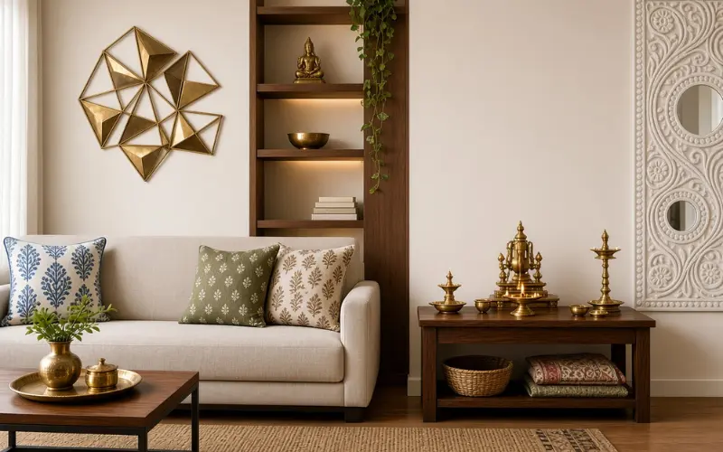 modern indian home decor vs traditional pieces