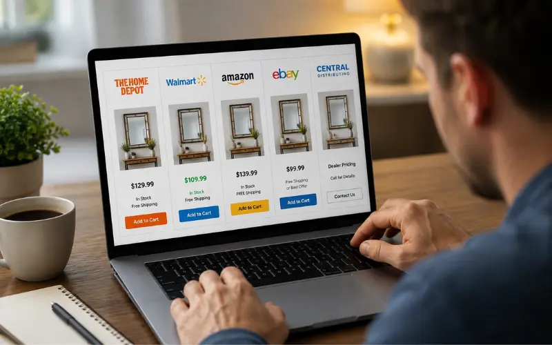 price comparison across common retailers