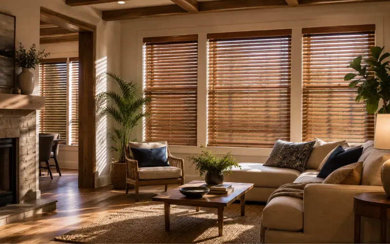 timber and faux-wood venetians the classic choice