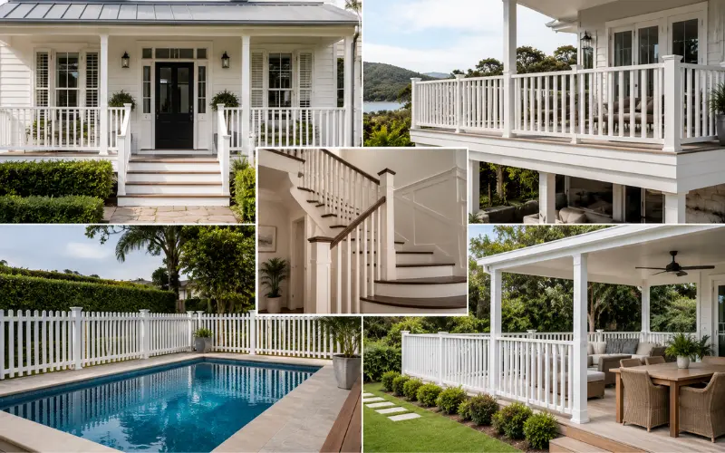 where hampton style balustrades work best