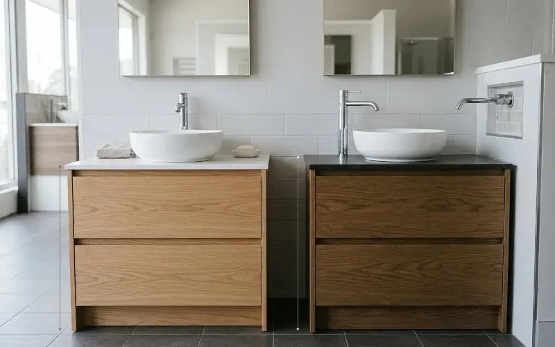 above counter basins do the sums before you order