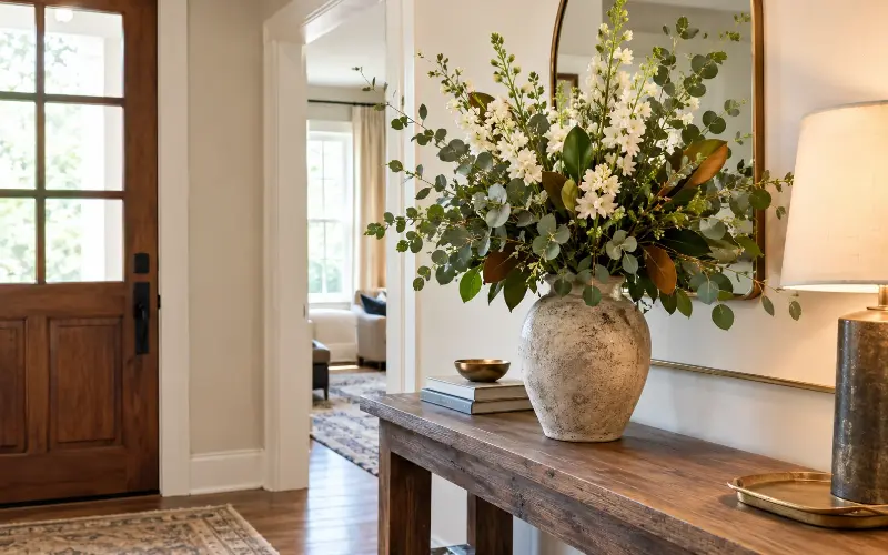 flower decoration for home entrance