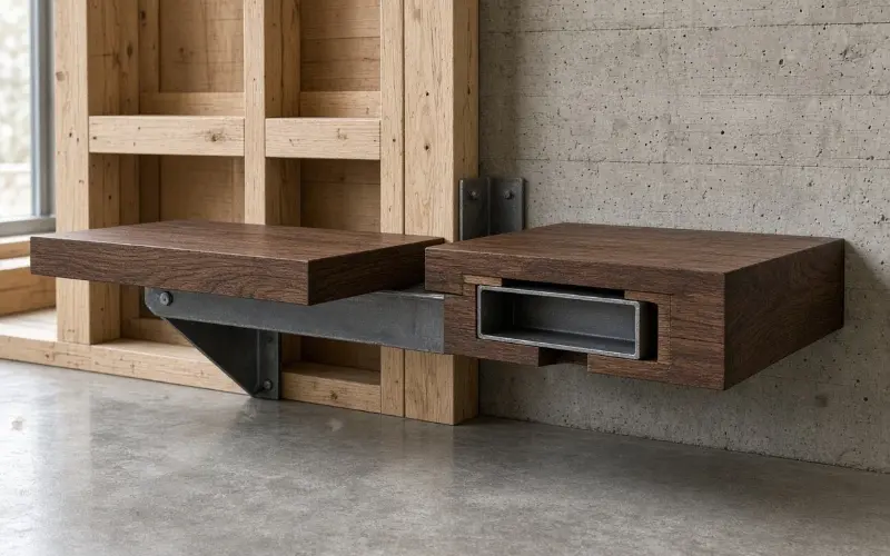 how thick are floating steps