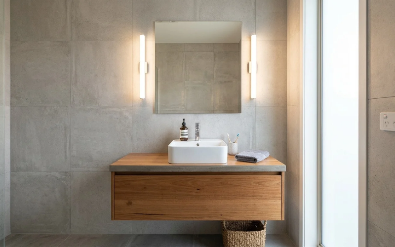 lighting over the vanity
