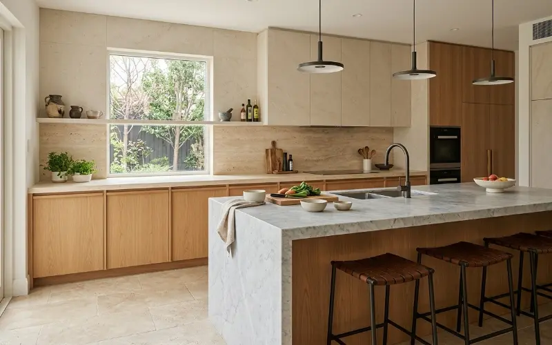 matching stone to modern styles