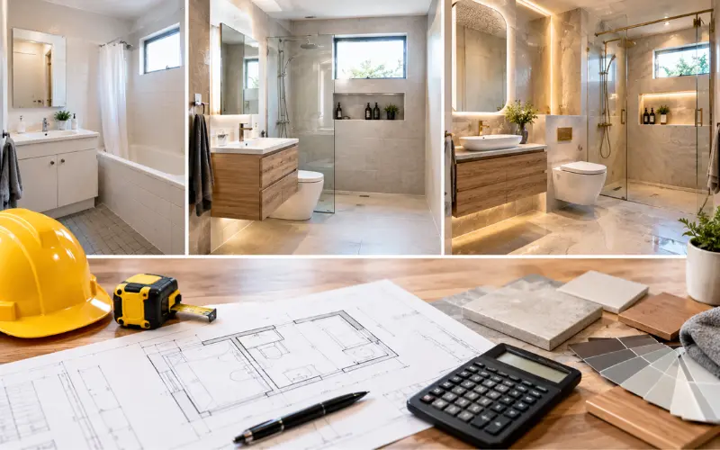 realistic renovate a small bathroom costs